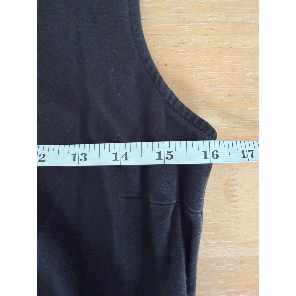 Garnet Hill Dress Sz M Embroidered V-Neck Empire Waist Pockets Minimalist Boho - Picture 7 of 9